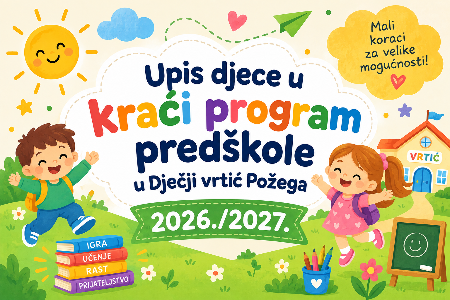 Upis u program predškole